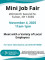 Mini Job Fair by Oswego County Workforce