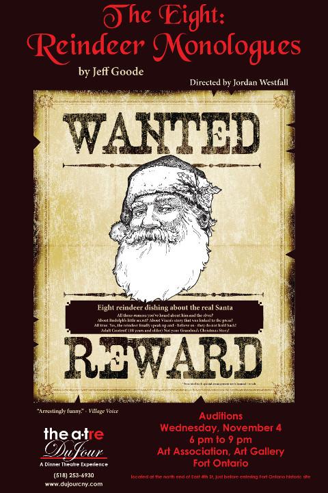 eight reindeer WANTED Auditions