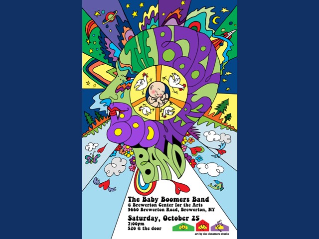  Come See The Baby Boomers Band at the Brewerton Center for the Arts on Saturday, October 25 @ 7PM