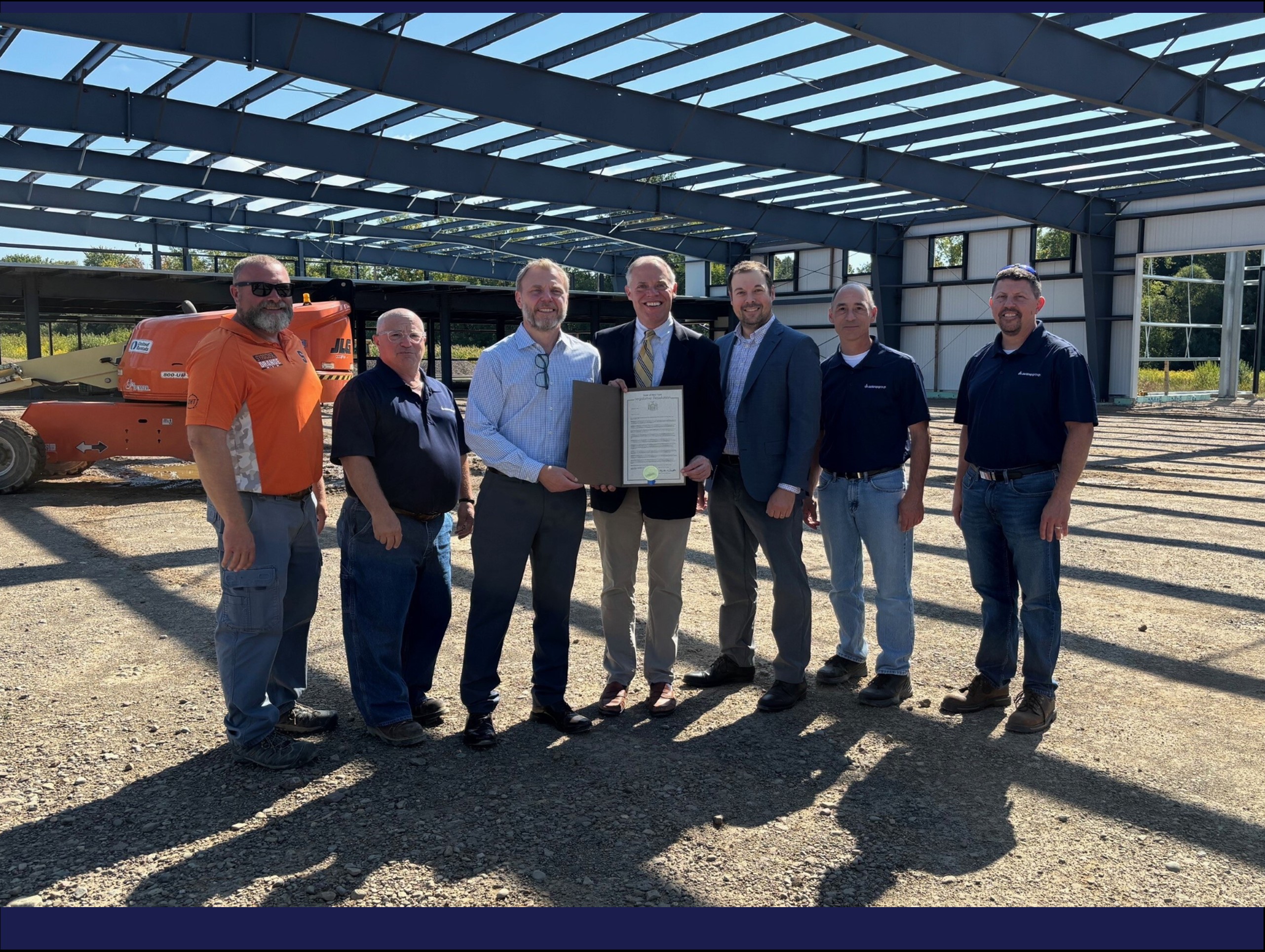 Assembly Minority Leader Will Barclay Recognizes Daldrop Group's Investment in Oswego County