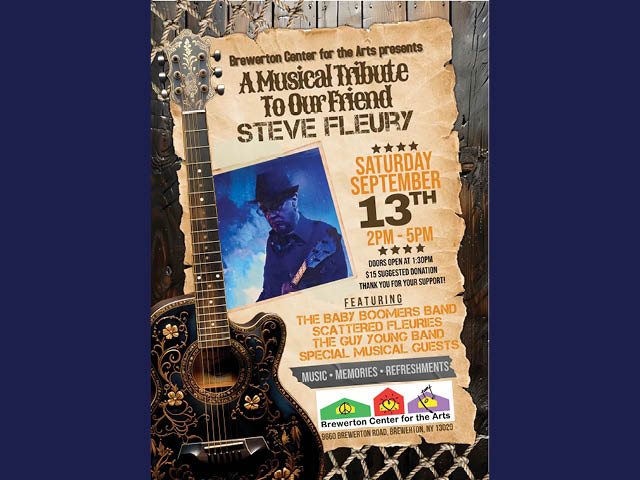 Flyer with details about the show, which runs from 2pm to 6pm