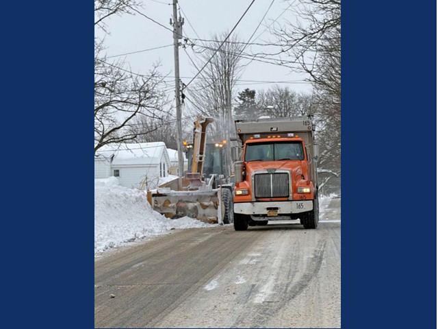 Oswego County Helps City of Oswego with Snow Removal