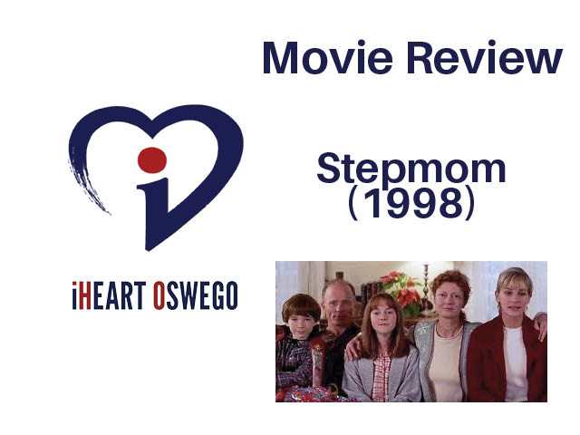 Movie review graphic with a still from "Stepmom"