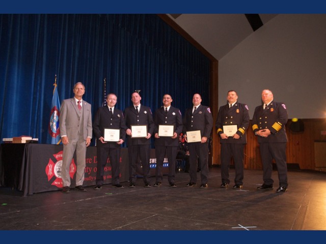 Several Oswego Firefighters Honored at Annual Ceremony