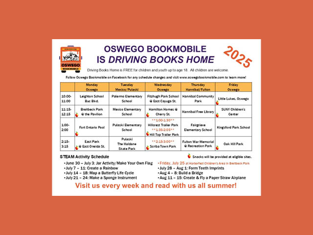 Reading on the Move: Oswego Bookmobile Rolls Out Summer 2025 Route 