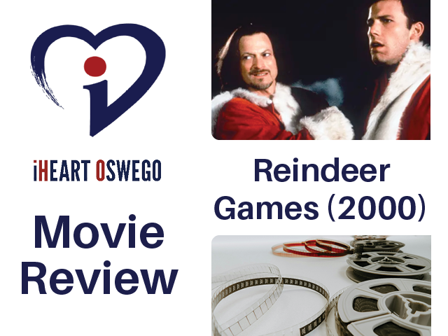 Movie review graphic with still from Reindeer Games (2000)