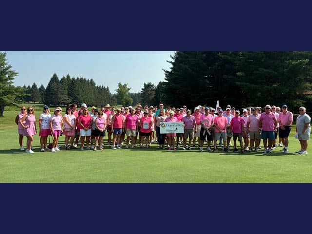 Pictured above are members of the women’s Tuesday night league along with men from BPOE Elks Lodge that also participated in the event. 