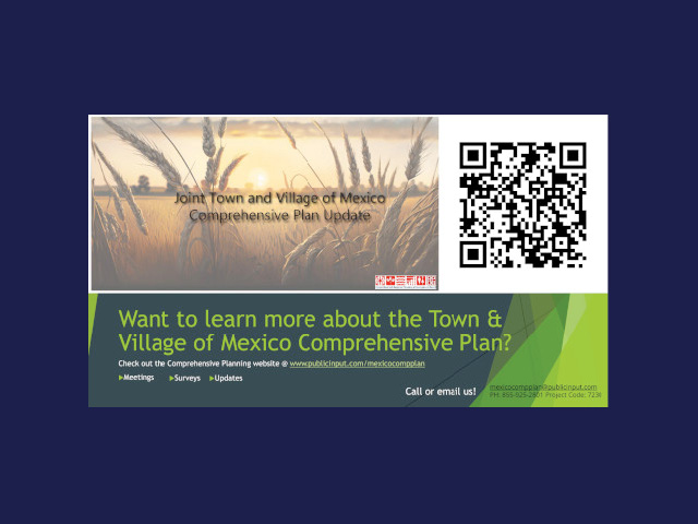 Mexico Town and Village Officials Host Planning Meeting Sept. 24