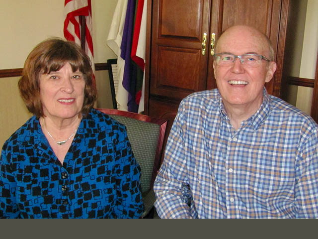 Sabine Ingerson (left) and Patrick Waite (right)