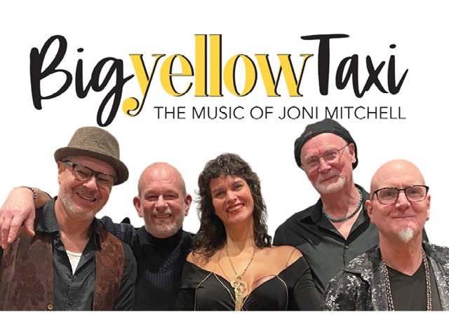 Big Yellow Taxi group photo of the band