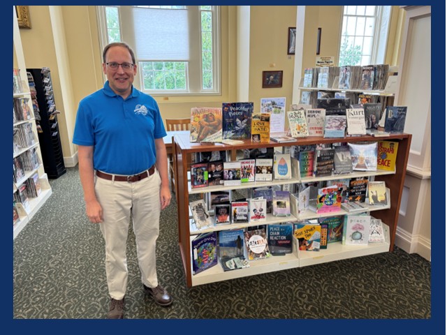 Oswego Library Supports Rotary Peace Pole Project