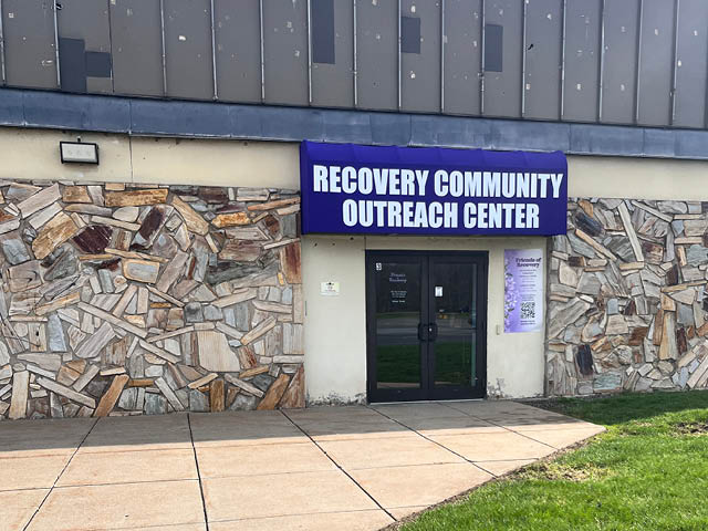Photo of the Recovery Community Outreach Center entrance
