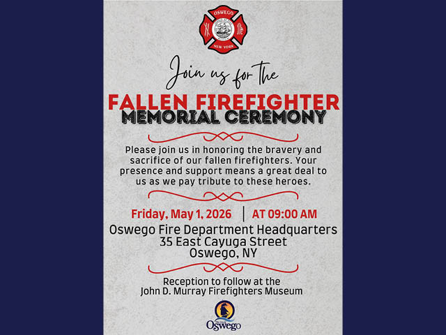 Fallen Firefighter Memorial Ceremony flyer