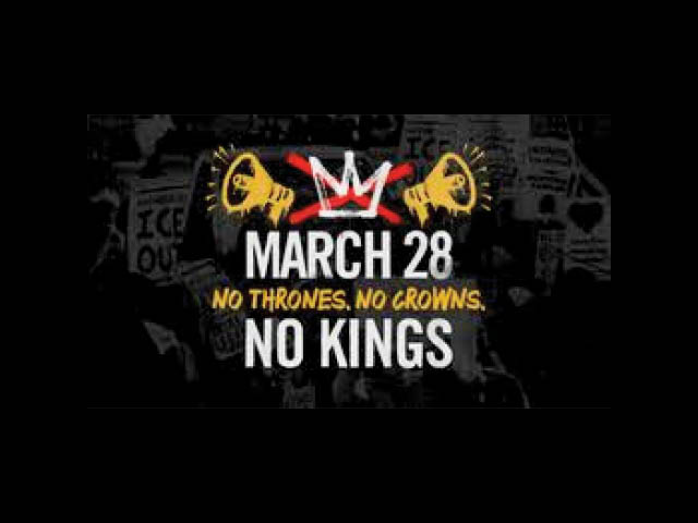 March 28 No Kings graphic