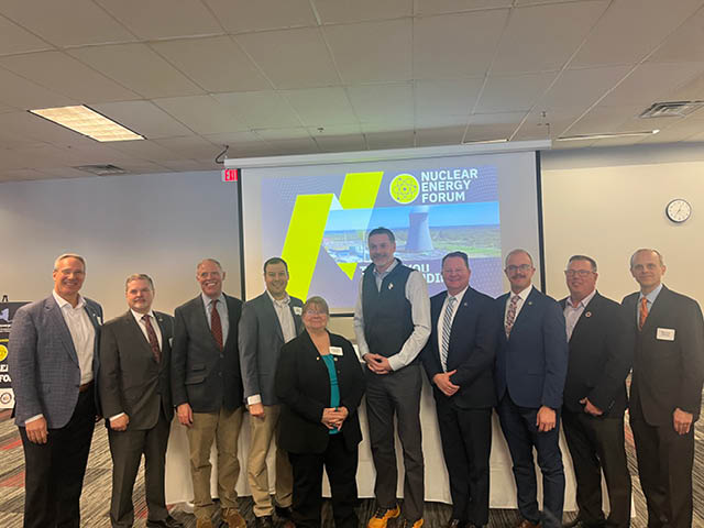 Panelists and legislators at the Nuclear Energy Forum