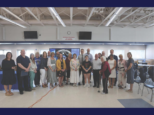 Group photo of retirees