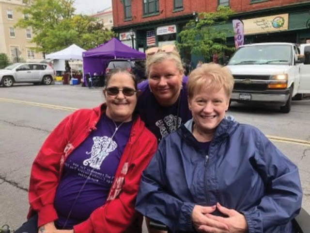 Three women at a previous year's event