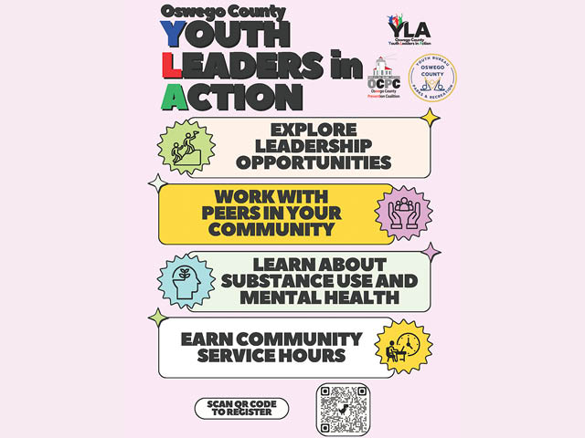 Oswego County Youth Leaders in Action poster