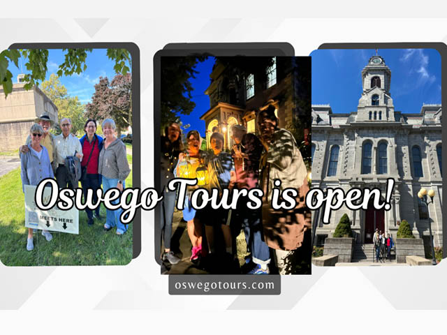 Oswego Tours is Open!