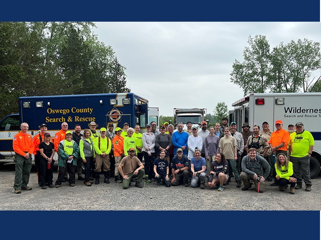 Volunteers Join Oswego and Onondaga County Search and Rescue Teams