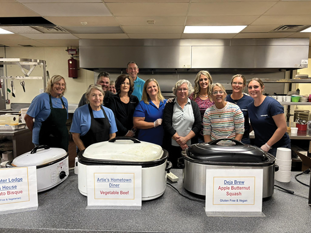 Pictured: Volunteers and organizers at the 2025 Stone Soup Pulaski Luncheon