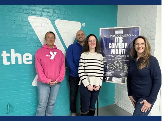 Oswego YMCA Hosts “Comedy with a Cause” Fundraiser Sponsored by Compass Federal Credit Union
