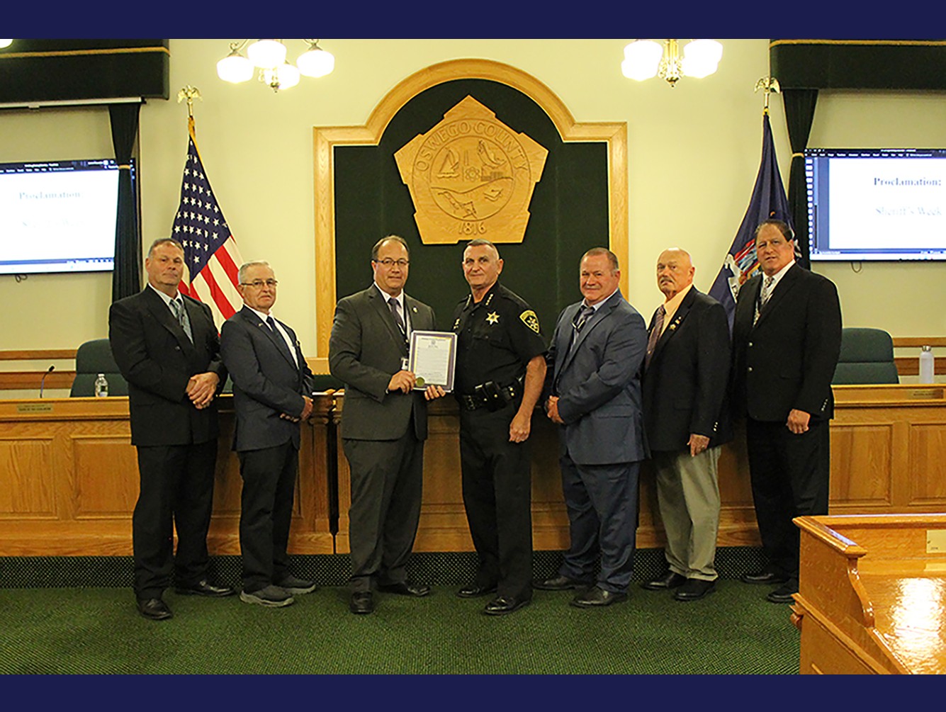 Legislature Recognizes Sheriff's Office