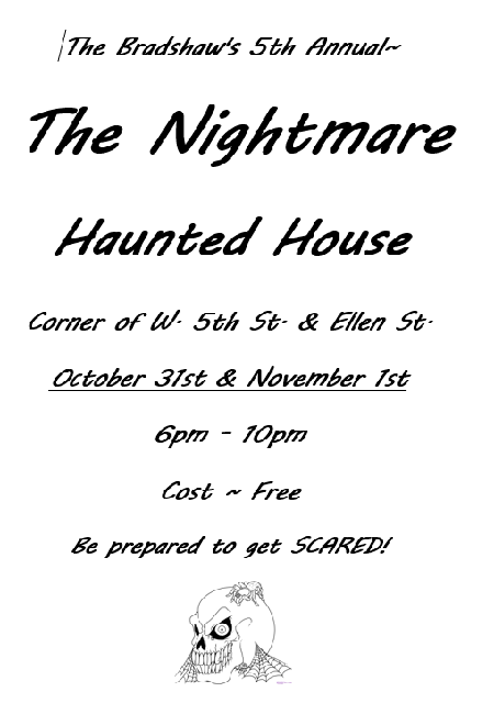 bradshaws 5th annual haunted house