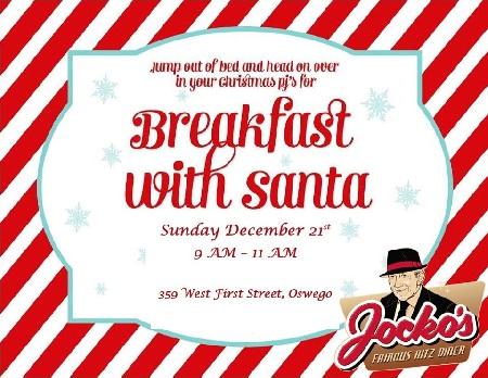 ritz diner breakfast with santa