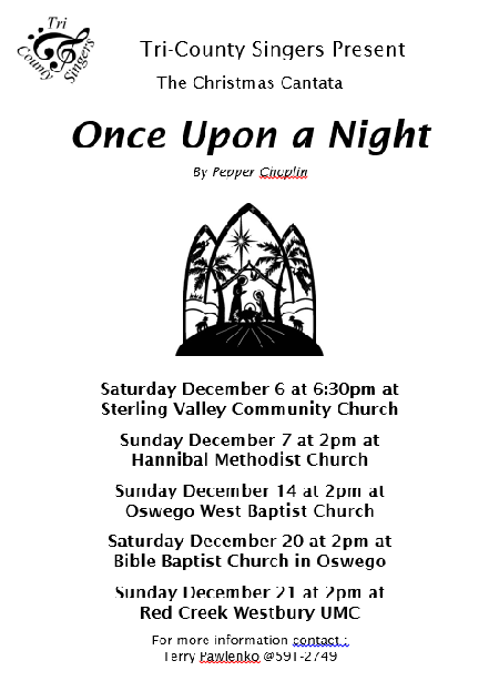 tricounty singers christmas once upon a night