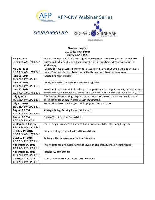 AFP CNY Webinar Series