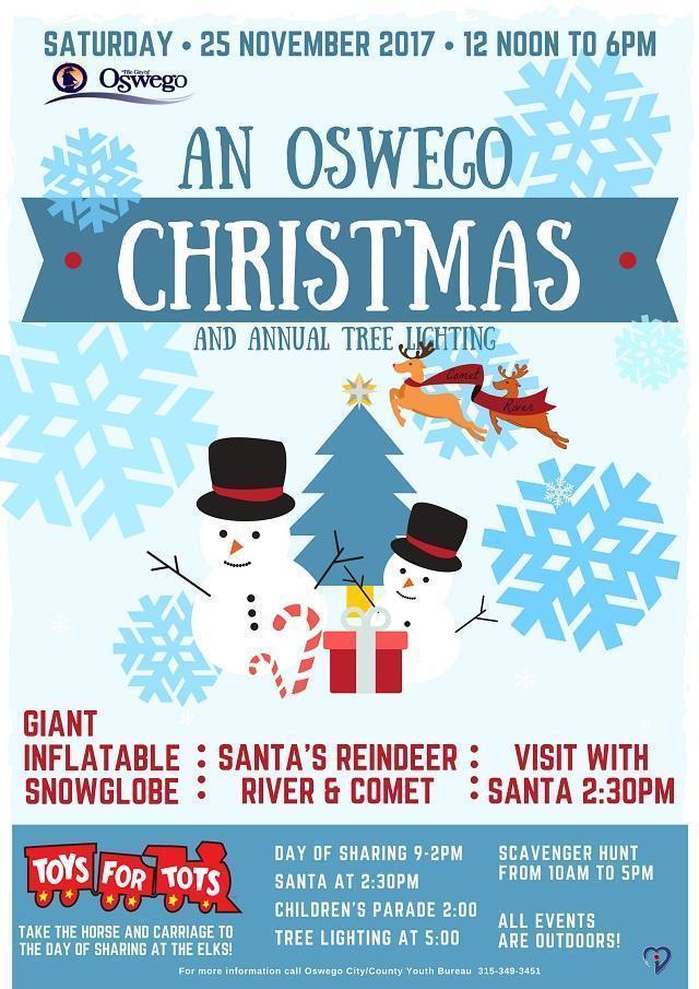 AnOswegoChristmas 2017 poster