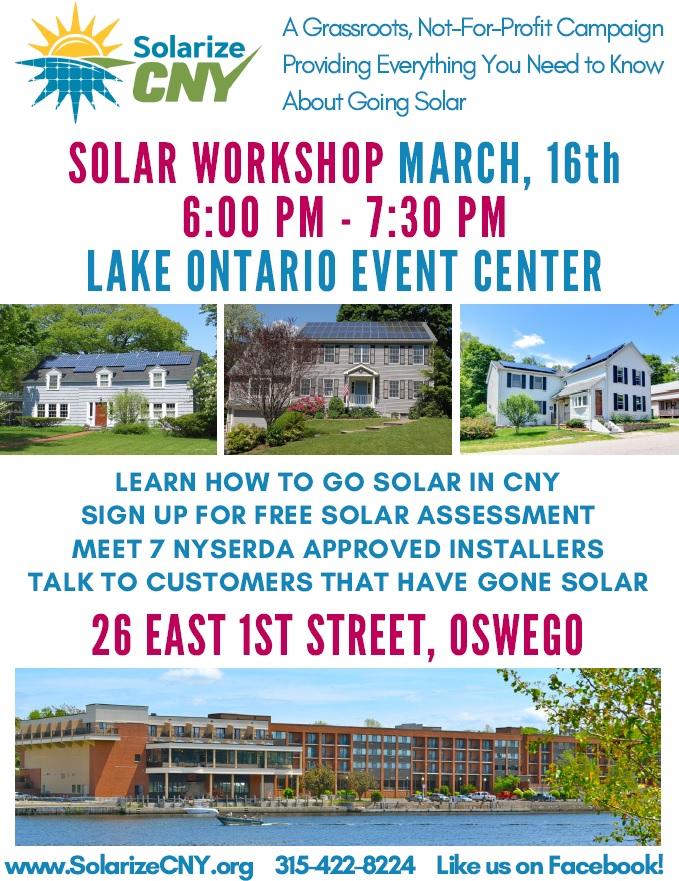 Solar workshop