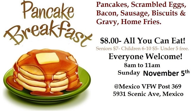 mexico vfw pancake breakfast