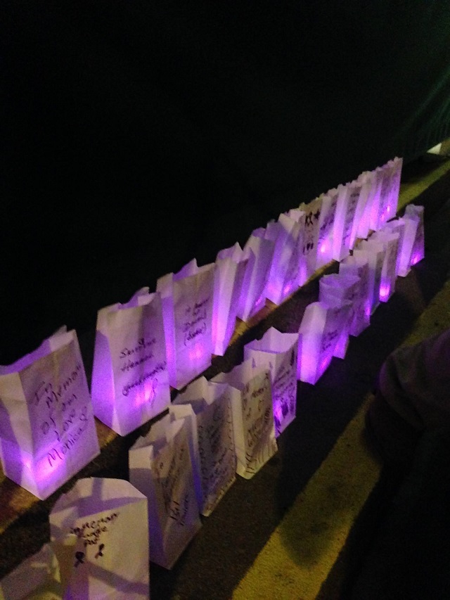 pancreatic Cancer candlelight vigil