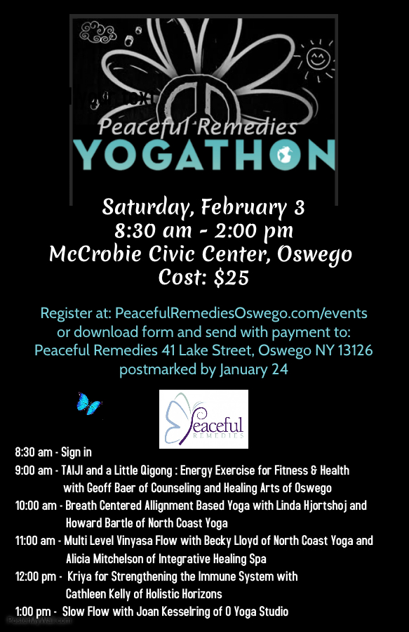 2018 Yogathon flyer