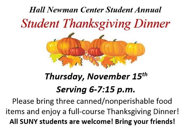 Newman Center Thanksgiving