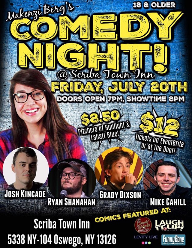 comedy night scriba town inn