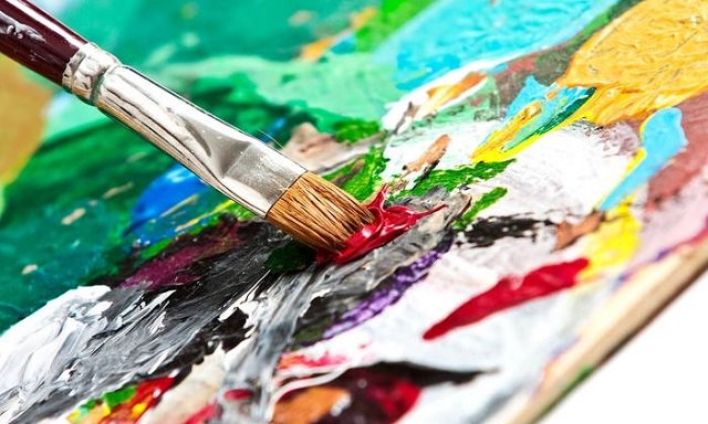messy paint class Futon YMCA