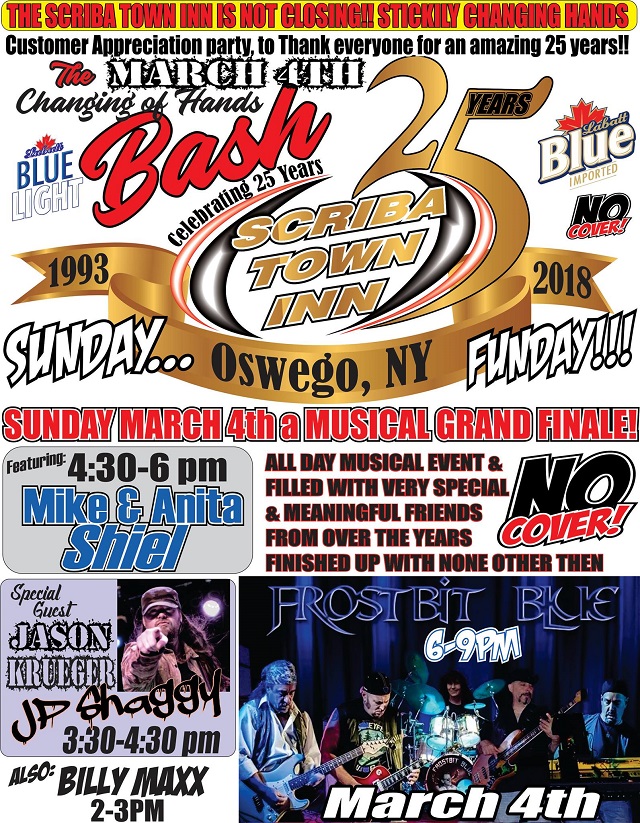 scriba town inn bash