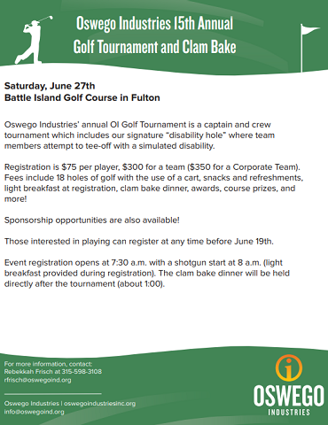 15th annual golf tourn