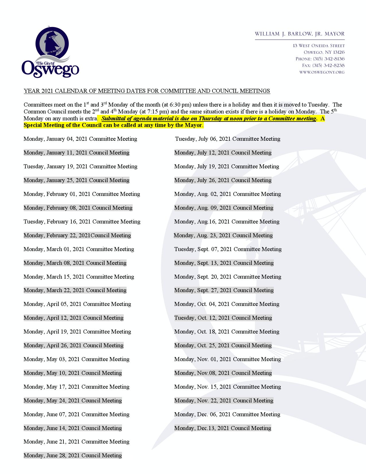 2021 Meeting Calendar1 000001
