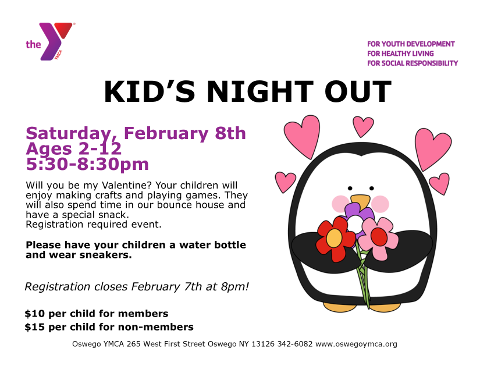 kids night out oswego feb