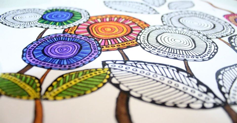 adult coloring book