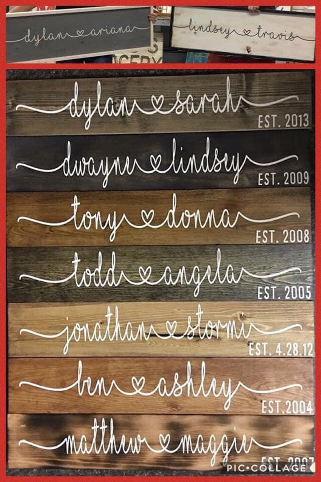 couples name sign