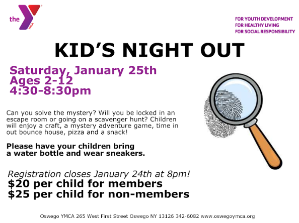oswego kids night out