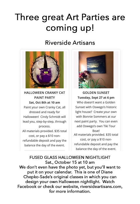 Riverside Art Parties