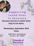 Supporting Loved Ones in Recovery Talk (Fulton)