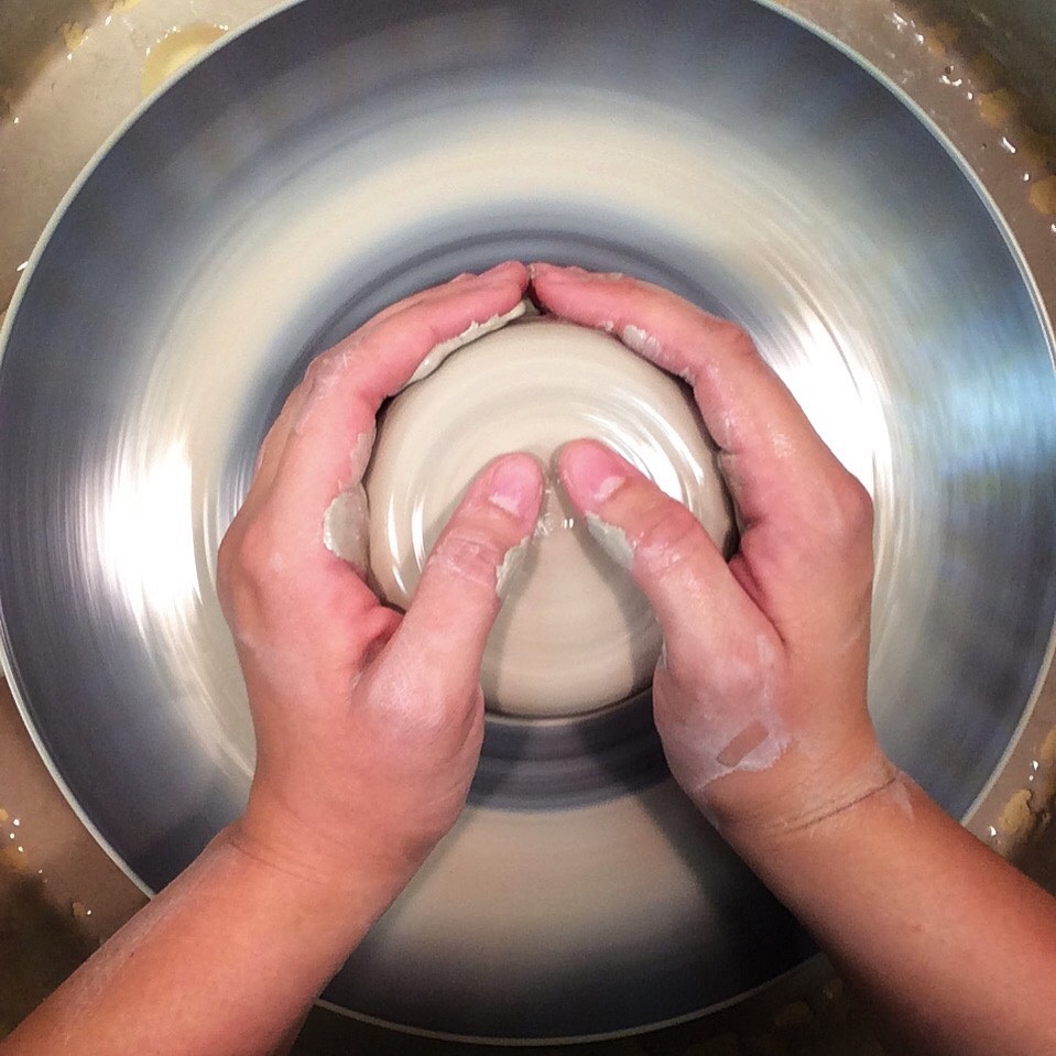AAO pottery on the wheel class