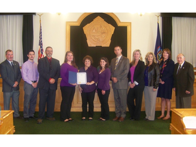 County Legislature Recognizes Domestic Violence Awareness Month